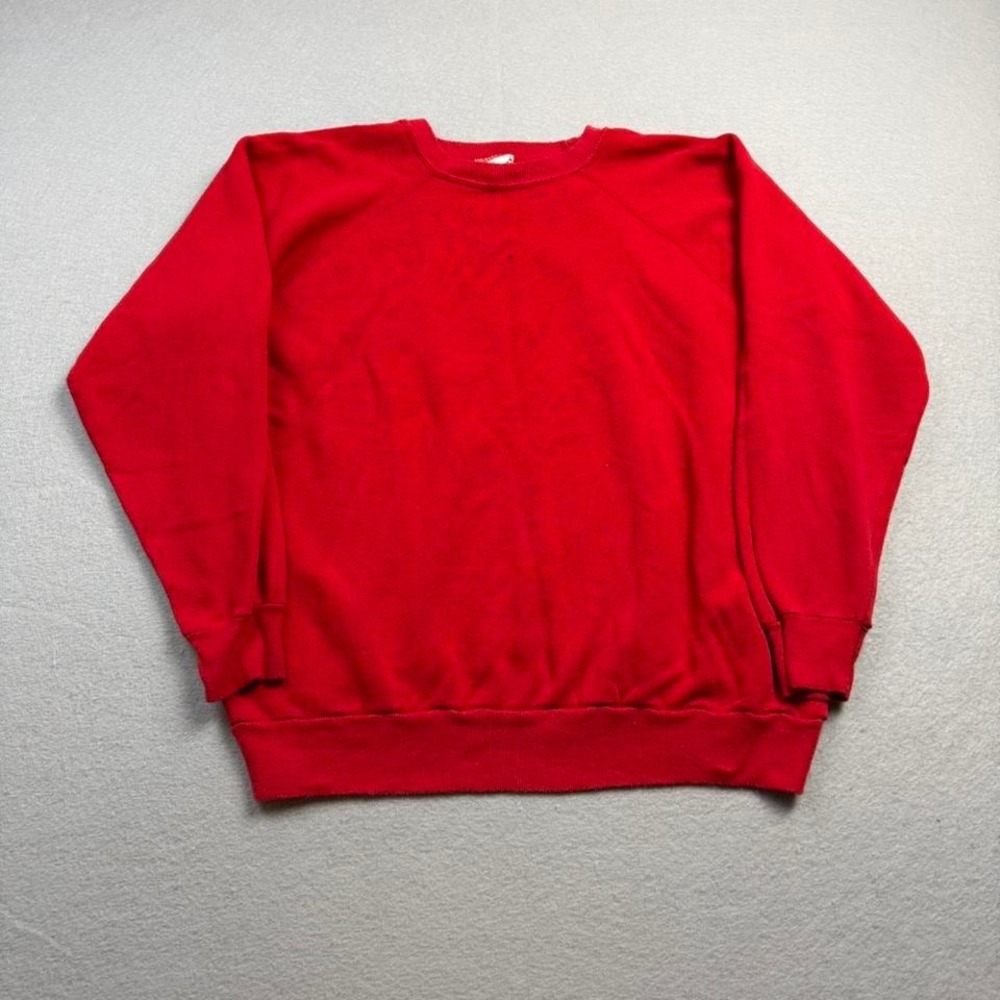 Vintage Action USA Crewneck Sweatshirt Red XL Made in USA